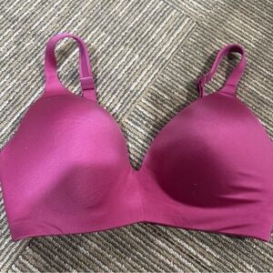 Modern Movement 36D Bra Magenta Pink T Shirt Lightly Lined No Wire